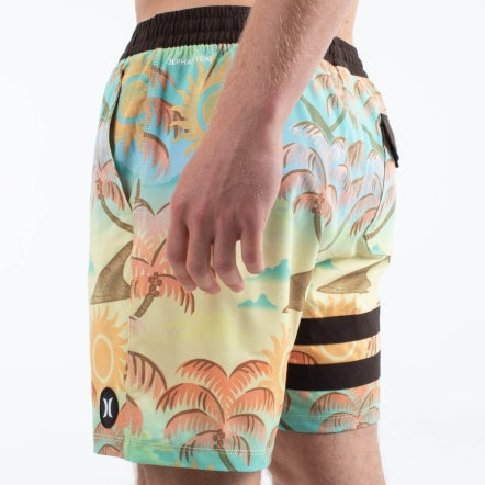 Boardshort Hurley Phntm Eco Block Party Volley 17 Pineapple - vedere 5