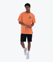 Tricou HURLEY - M SIDER BP SS TEE - Reversible - Orange Cream