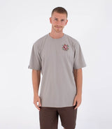 Tricou HURLEY - TATTOO TRUDY TIGGER SS TEE  PARTICLE GREY