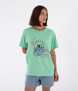 Tricou HURLEY - TEE SKATE GIRL URBAN TIDE LIQUID JADE