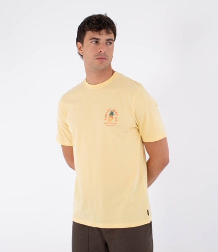 Tricou HURLEY - TEE SS PRINTING PRESS BERJIM EGG SHELL
