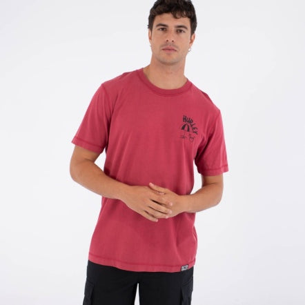 Tricou HURLEY - M SIDER BP SS TEE CHERRY CRIMSON
