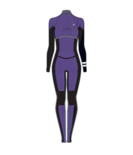 Neopren HURLEY - W PLUS 4/3MM FULLSUIT VINTAGE IRIS