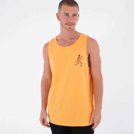 Maiou HURLEY - TANK PRINTING PRESS FLAMENGUE NECTARINE