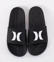 Slapi HURLEY - MAGU SLIDE BLACK / WHITE