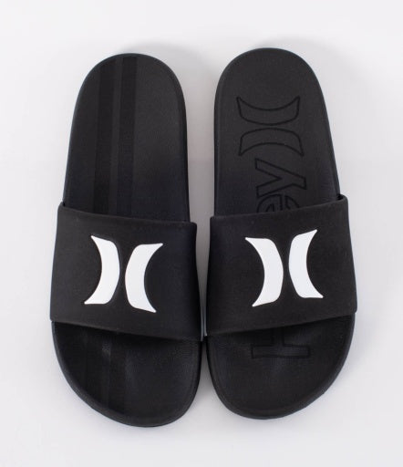 Slapi HURLEY - MAGU SLIDE BLACK / WHITE