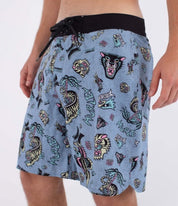 Boardshorts HURLEY - M PHANTOM ART 18' WORKER BLUE