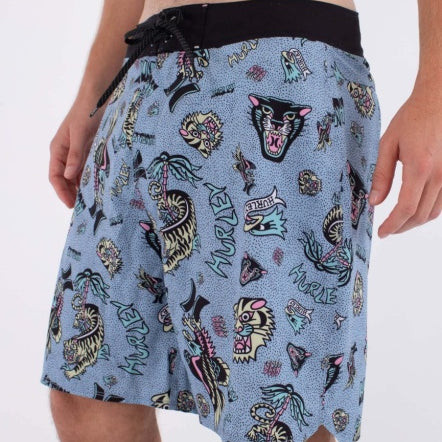Boardshorts HURLEY - M PHANTOM ART 18' WORKER BLUE