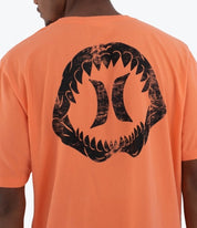 Tricou HURLEY - M SIDER BP SS TEE - Reversible - Orange Cream
