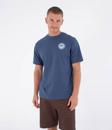 Tricou HURLEY - TEE SS PRINTING PRESS FOMO GREY TEAL