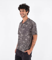 Camasa HURLEY - M WOVEN SS ETAM BLACK