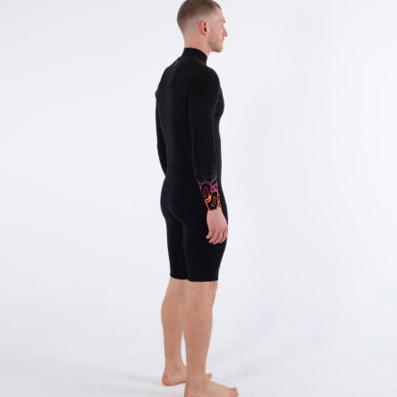2 MM BUBBLE LS SPRINGSUIT BLACK BUBBLE
