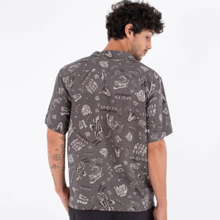 Camasa HURLEY - M WOVEN SS ETAM BLACK