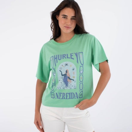 Tricou HURLEY - TEE NEREIDA ISLAND LIQUID JADE