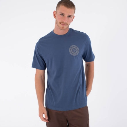 Tricou HURLEY - TEE SS PRINTING PRESS CORDOB GREY TEAL