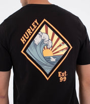 Tricou HURLEY - TEE SS PRINTING PRESS DISQUES BLACK