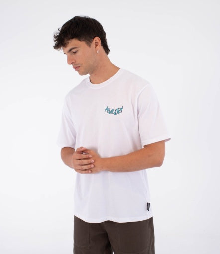 Tricou HURLEY - ETAM BLACK PHANTER SS TEE WHITE