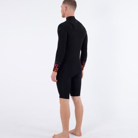 2 MM BUBBLE LS SPRINGSUIT BLACK BUBBLE