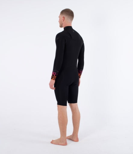 Neopren HURLEY - M AIR 2/2 MM BUBBLE LS SPRINGSUIT BLACK BUBBLE
