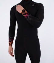 Neopren HURLEY - M AIR 2/2 MM BUBBLE LS SPRINGSUIT BLACK BUBBLE