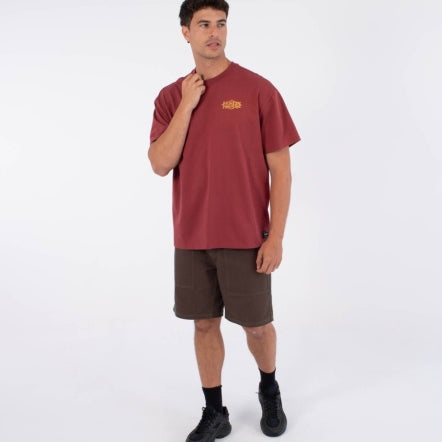 Tricou HURLEY - FLY SS CHERRY CRIMSON