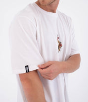 Tricou HURLEY - TATTOO TRUDY HEART SS TEE WHITE