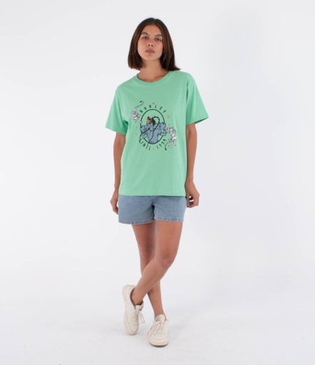 Tricou HURLEY - TEE SKATE GIRL URBAN TIDE LIQUID JADE