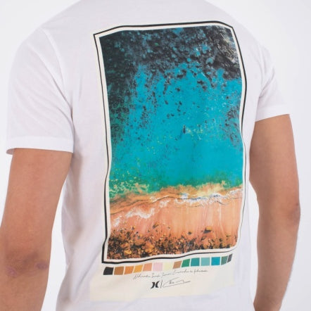 Tricou HURLEY - HELIO INDONESIA PHOTO SS TEE WHITE