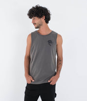 Maiou HURLEY - M SIDER BP TANK - Dark Stone Grey
