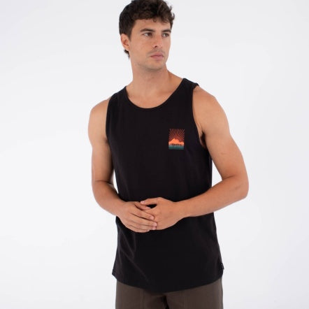 Maiou HURLEY - TANK PRINTING PRESS SURFWAR BLACK