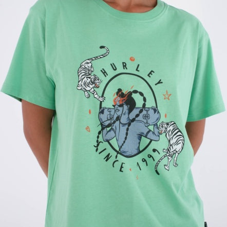 Tricou HURLEY - TEE SKATE GIRL URBAN TIDE LIQUID JADE