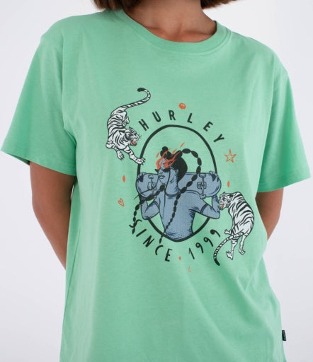 Tricou HURLEY - TEE SKATE GIRL URBAN TIDE LIQUID JADE