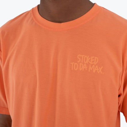 Tricou Hurley Sider BP SS Tee reversibil Orange Cream - vedere 5