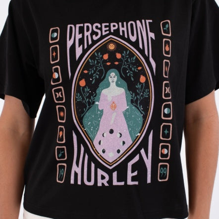 Tricou HURLEY - TEE PERSEPHONE CREEK BLACK
