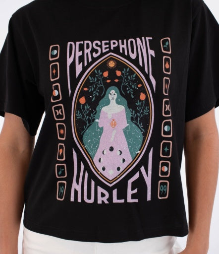 Tricou HURLEY - TEE PERSEPHONE CREEK BLACK