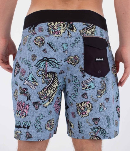 Boardshorts HURLEY - M PHANTOM ART 18' WORKER BLUE