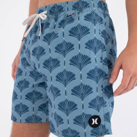 Boardshorts HURLEY - M VOLLEY ICON PRINTING PRESS ARBORE WORKER BLUE