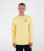 Lycra HURLEY - RASH REGULAR FLAMENGUE LS NECTARINE