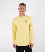 Lycra HURLEY - RASH REGULAR FLAMENGUE LS NECTARINE