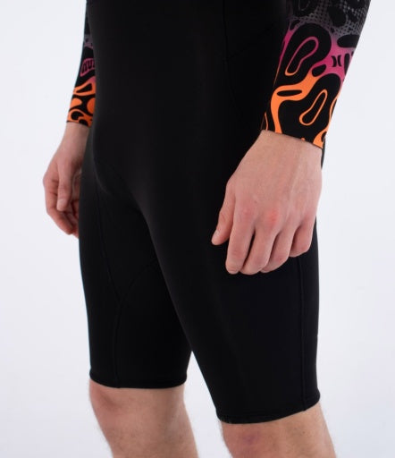 Neopren HURLEY - M AIR 2/2 MM BUBBLE LS SPRINGSUIT BLACK BUBBLE