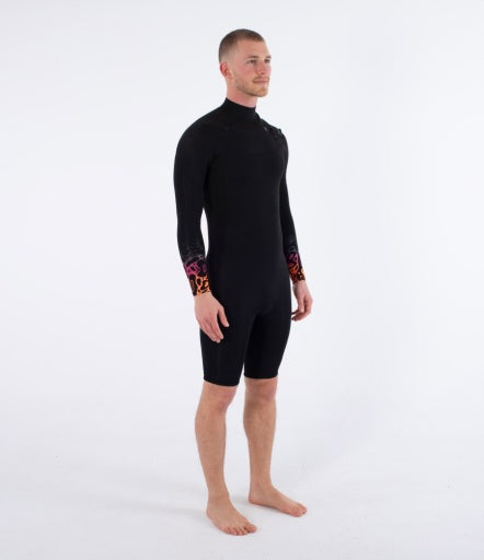 Neopren HURLEY - M AIR 2/2 MM BUBBLE LS SPRINGSUIT BLACK BUBBLE