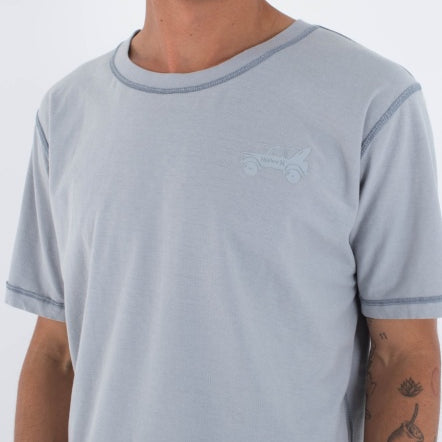 Tricou Hurley Sider BP SS Tee reversibil Worker Blue - vedere 5