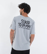 Tricou HURLEY - M SIDER BP SS TEE - Reversible - Worker Blue