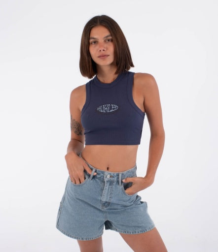 Maiou HURLEY - TANK RIBBED URBAN TIDE VINTAGE IRIS
