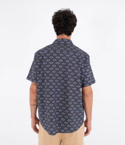 Camasa HURLEY - M WOVEN SS PRINTING PRESS ARBORE BLACK