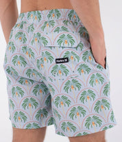 Boardshorts HURLEY - M VOLLEY ICON PRINTING PRESS PALM AUBURN