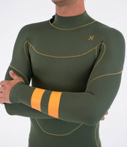 Neopren HURLEY - M ADVANT 3/2 MM BACK ZIP FULLSUIT CARGO