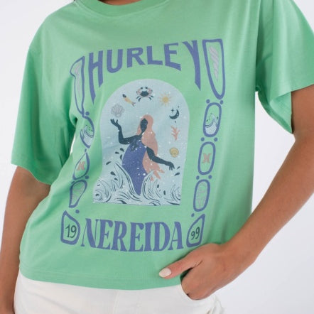 Tricou HURLEY - TEE NEREIDA ISLAND LIQUID JADE