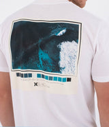 Tricou HURLEY - HELIO PIPELINE PHOTO SS TEE WHITE
