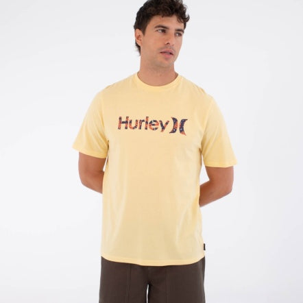 Tricou HURLEY - TEE SS PRINTING PRESS MONEY EGG SHELL